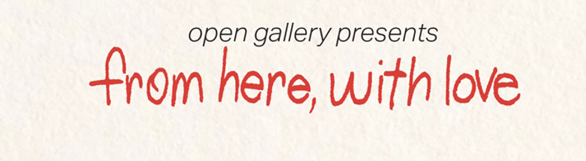 from here with love banner