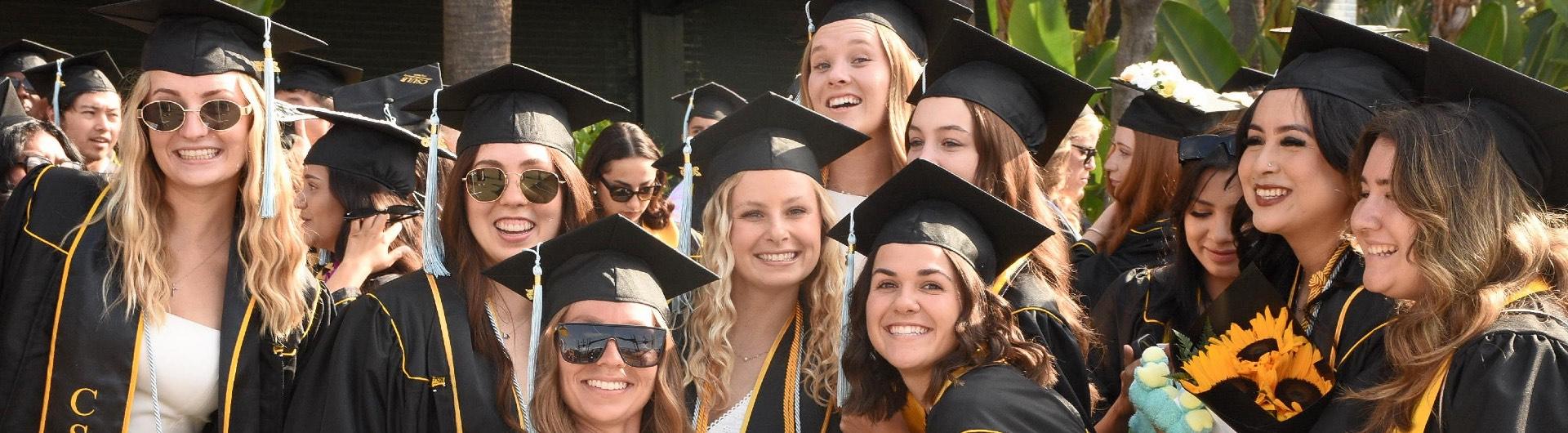 College of Education graduates at commencement
