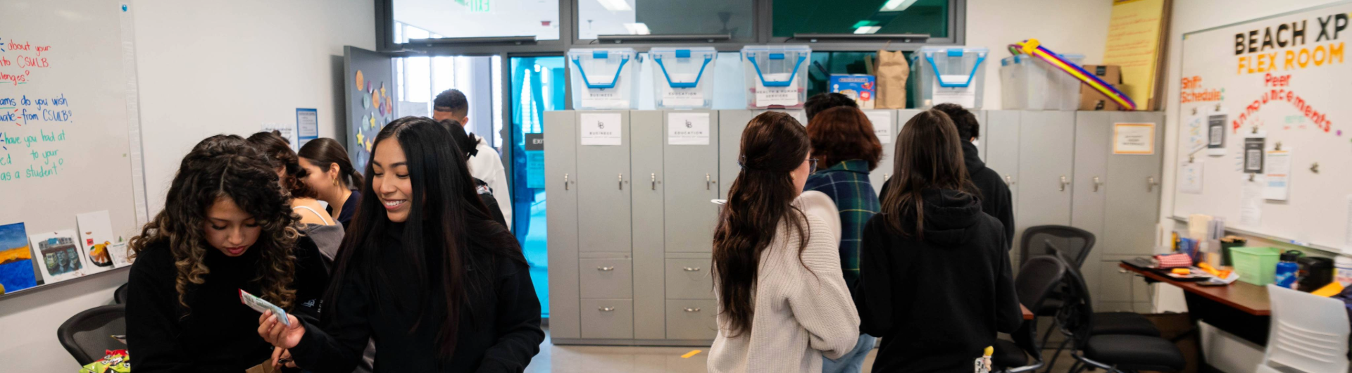 students in a classroom