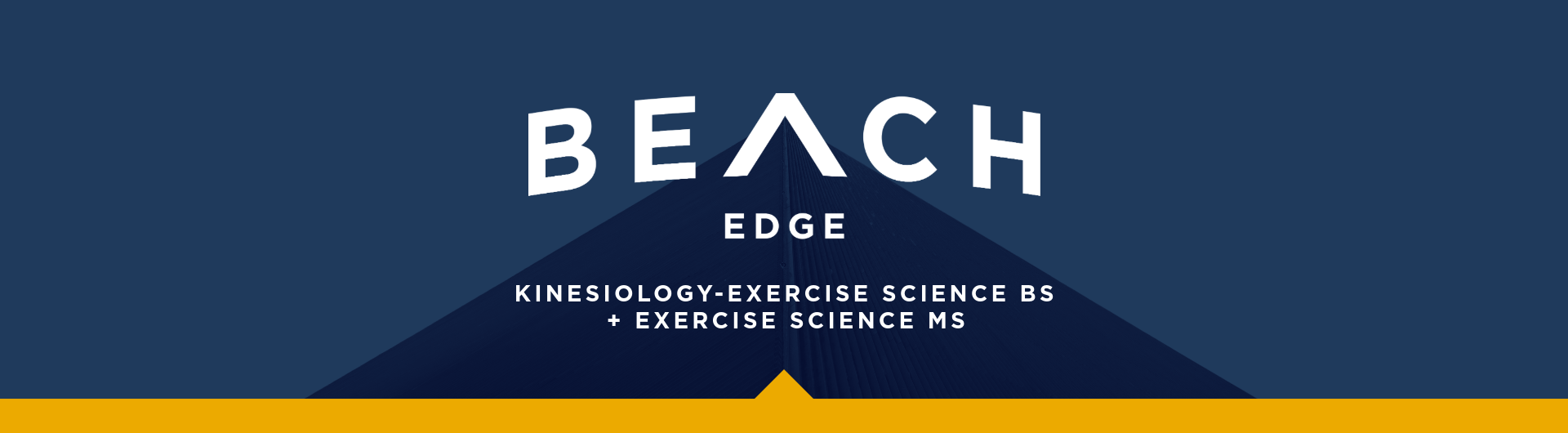 Beach EDGE Kinesiology Exercise Science banner