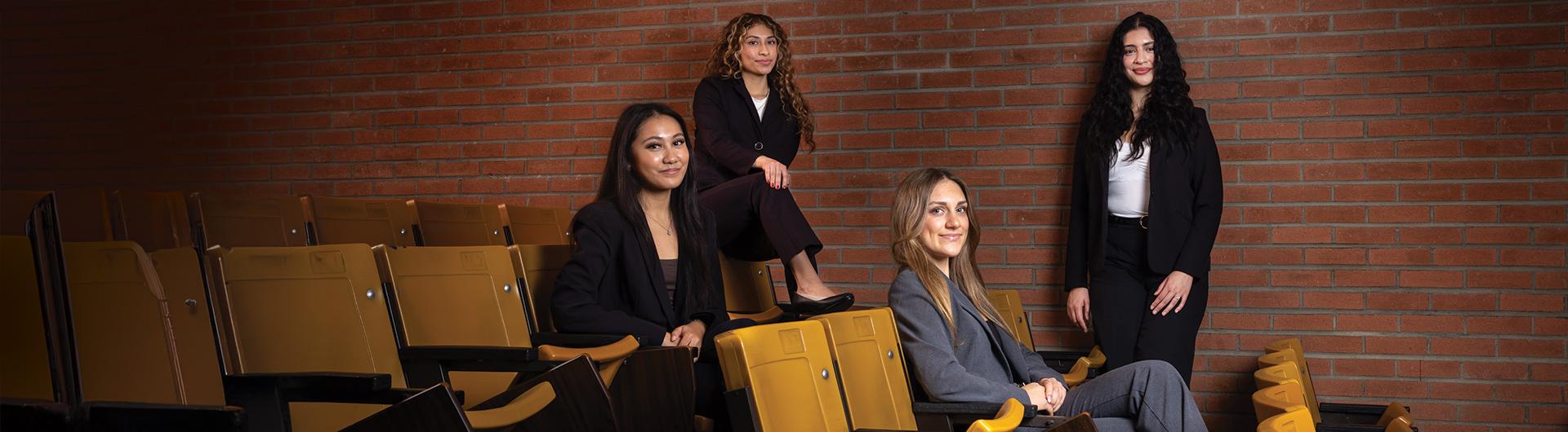 Members of the CSULB Moot Court team