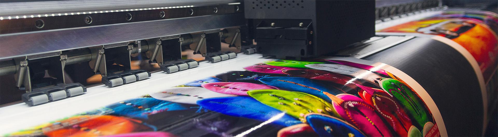 poster printing with a colorful poster