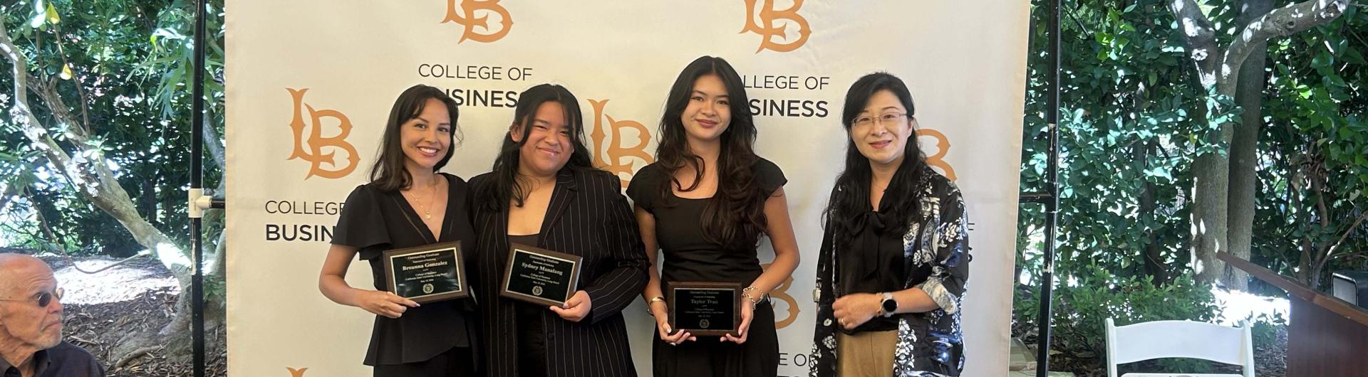 Breanna Gonzalez, Sydney Manalang,Taylor Tran,Yu Wang