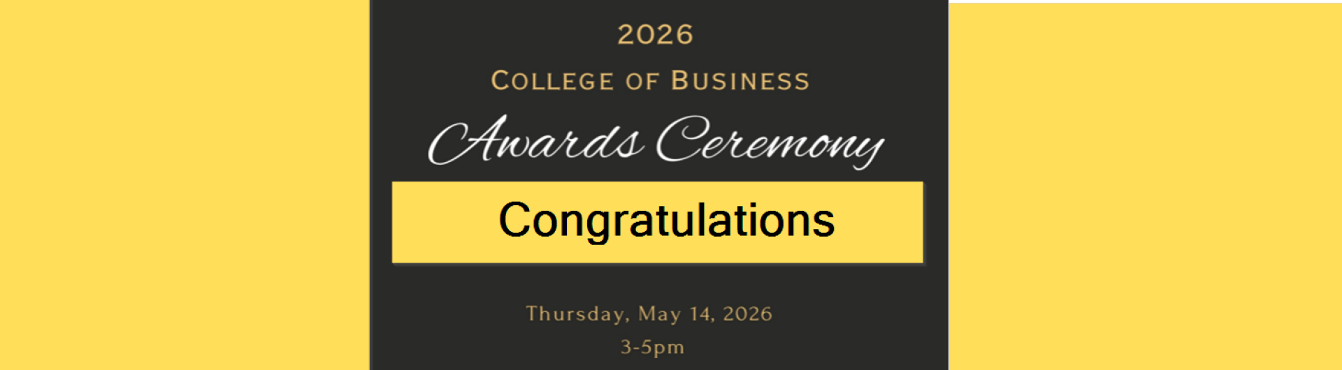 2026 COB Awards Ceremony Dean Mark Suazo