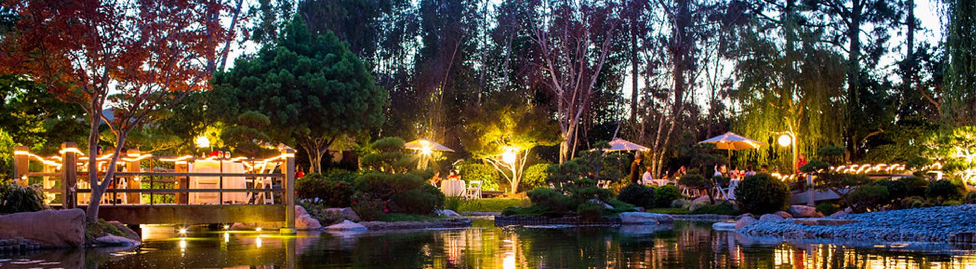 Japanese Garden at twilight