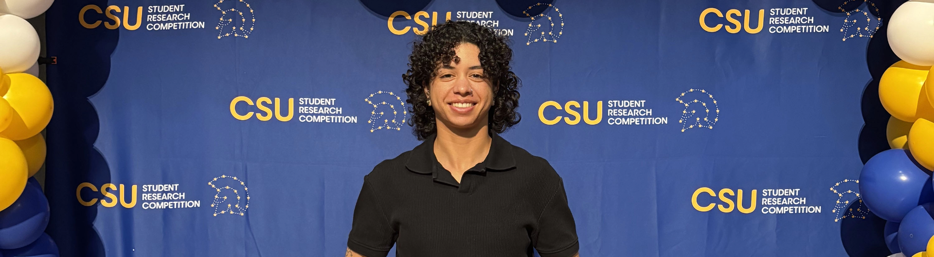 Amber Peek at CSU Student Research Competition.