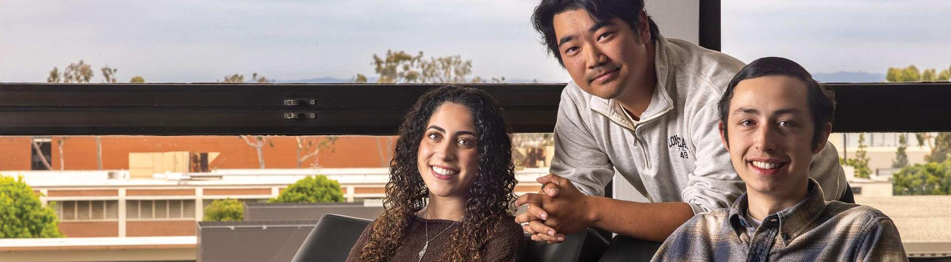 Three CSULB students who completed the Mediation Certificate Program