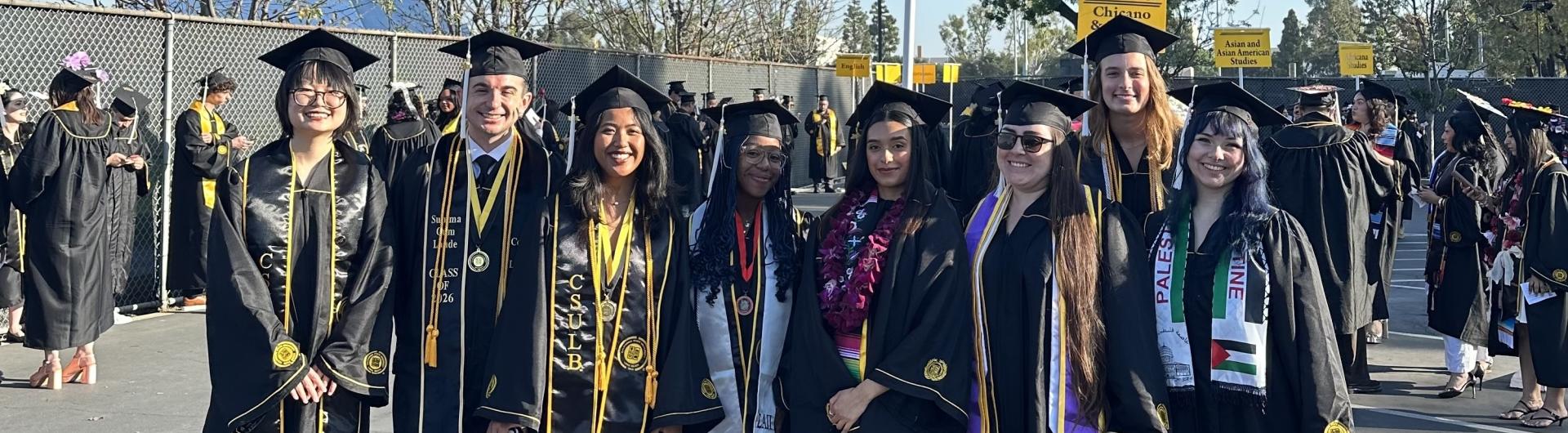 students in regalia