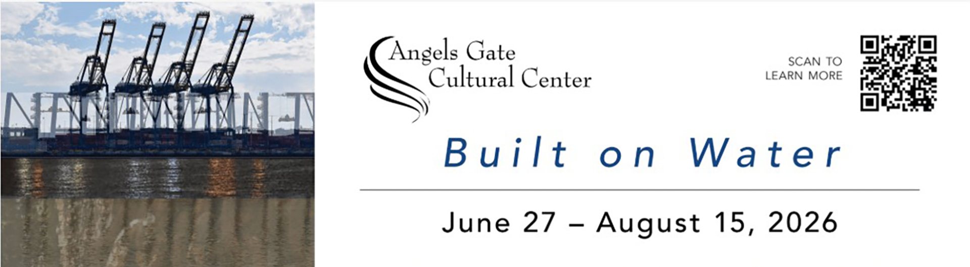 built on water banner