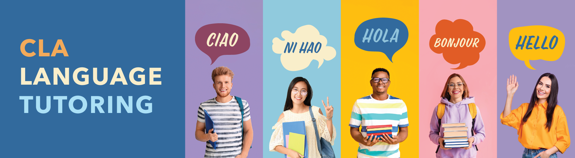 CLA Language Tutoring Banner