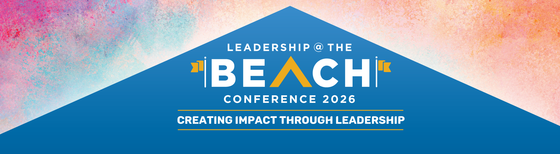 A picture of the Long Beach pyramid with the words BEACH across it