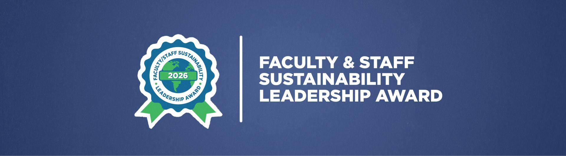 States "Faculty and Staff Leadership Award"