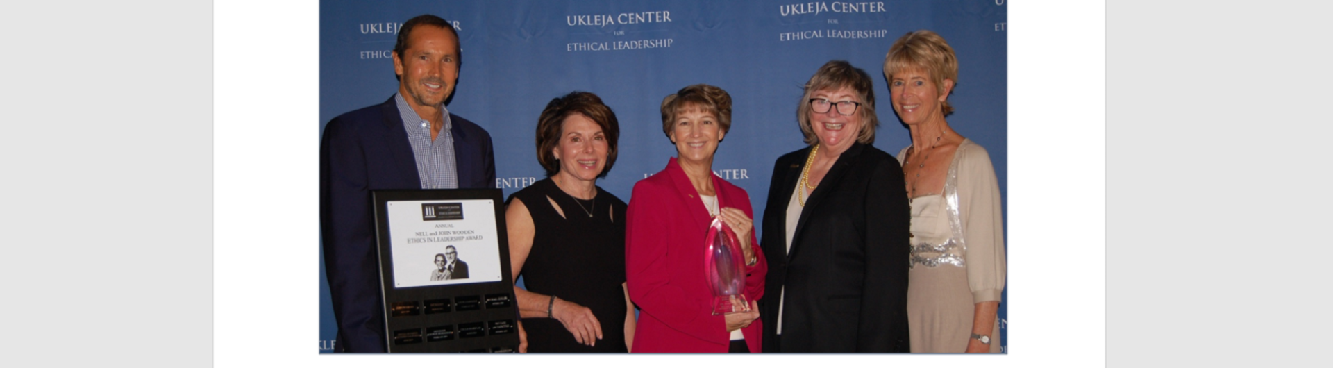 Ukleja Center for Ethical Leadership’s Nell and John Wooden Ethics in Leadership Award Celebration