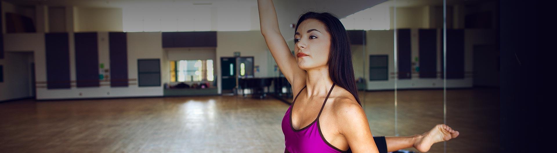 Ballet Student in Studio