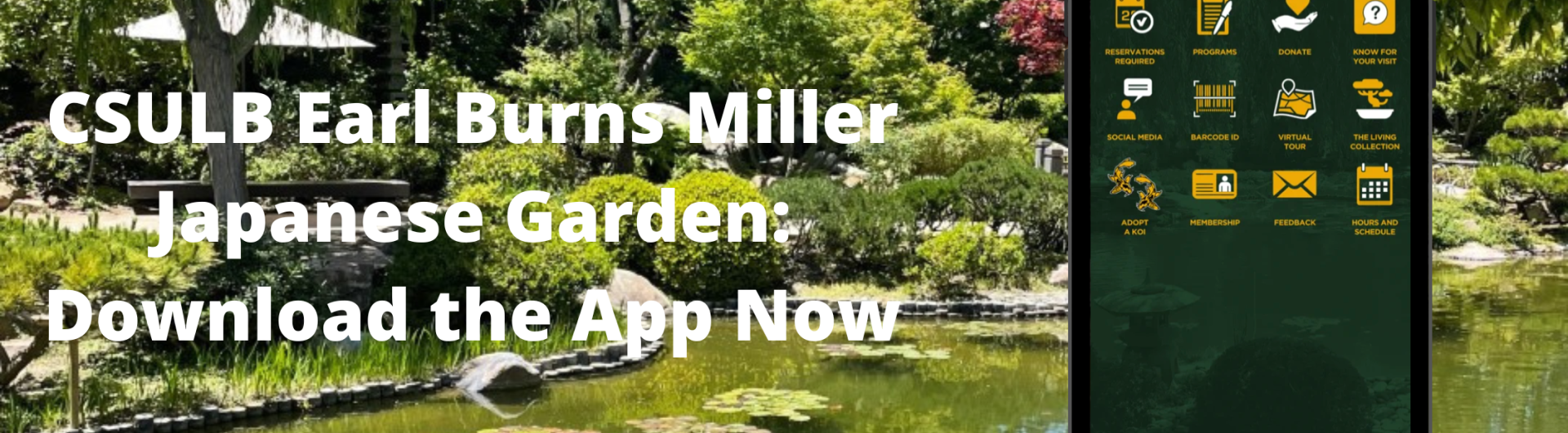 CSULB Japanese Garden App Banner
