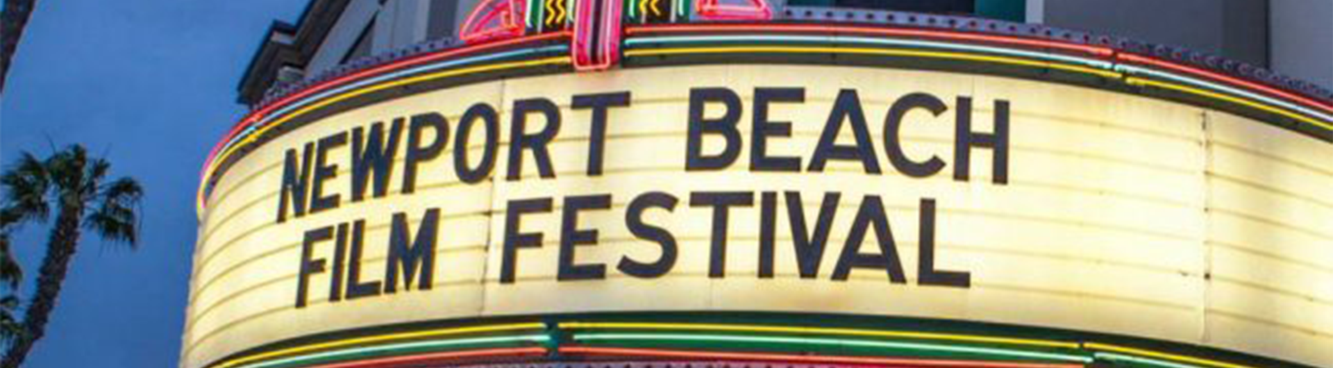 Newport Beach Film Festival sign