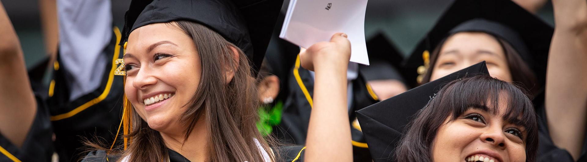 Graduates celebrate at Commencment