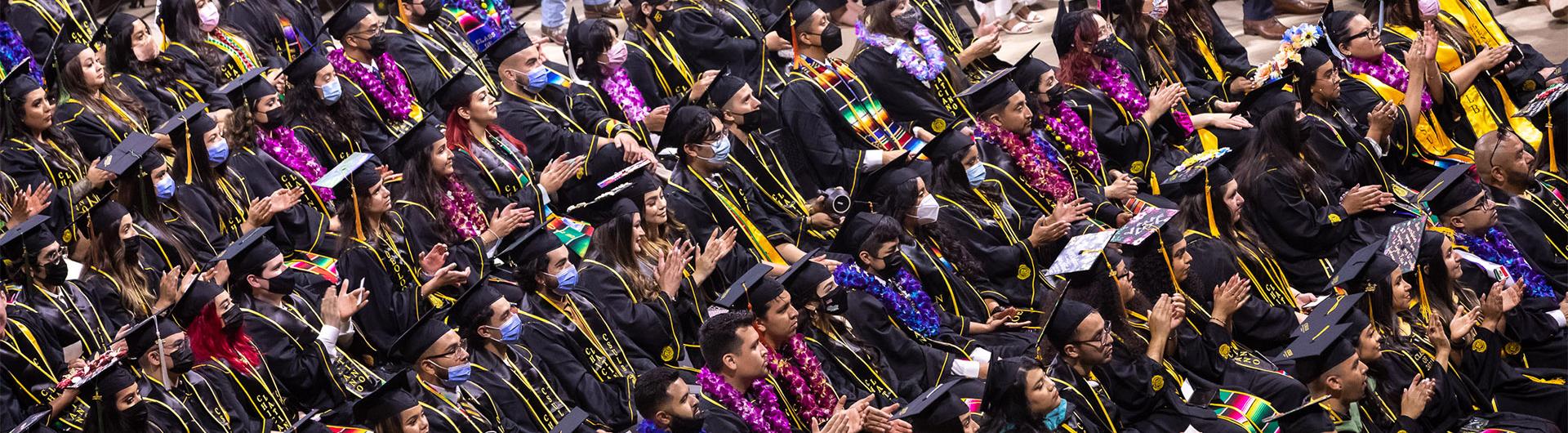 View of Hispanic graduation