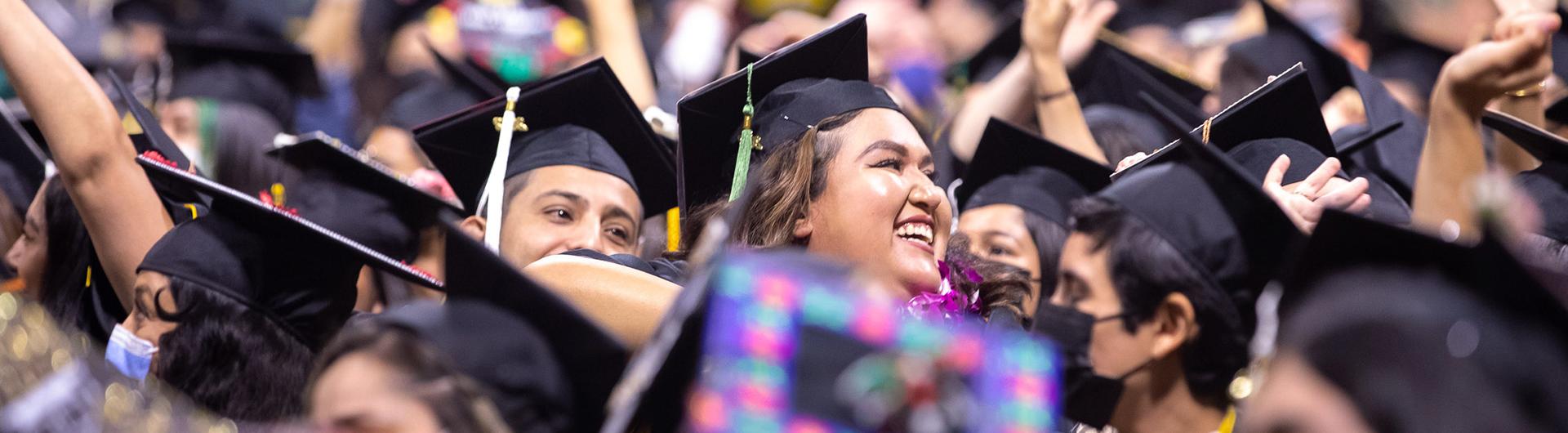 Latino students graduating from CSULB