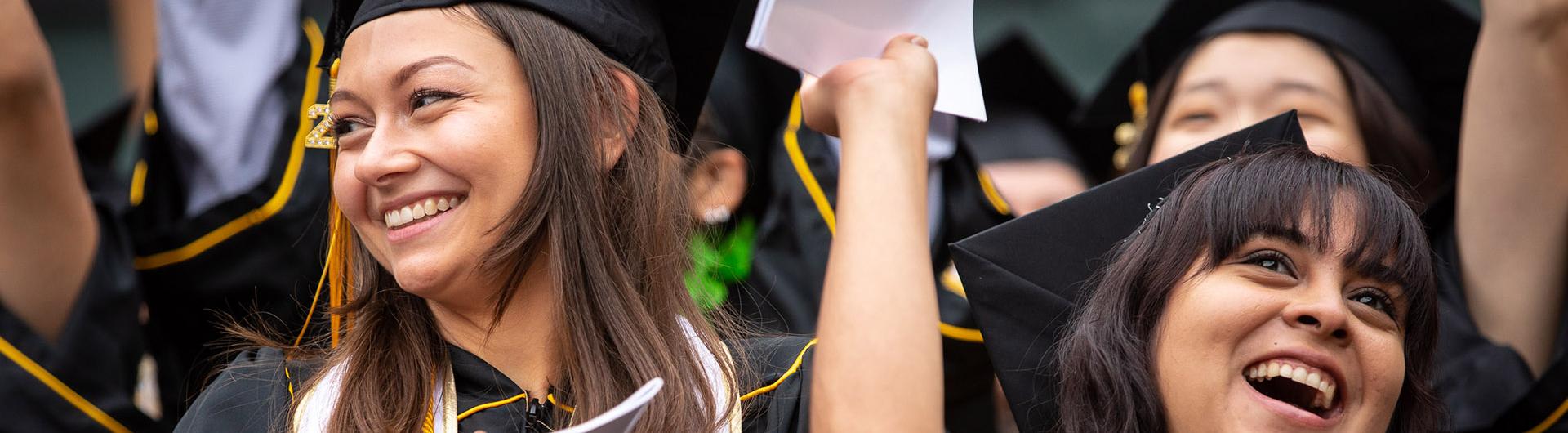 Students celebrate at Commencement