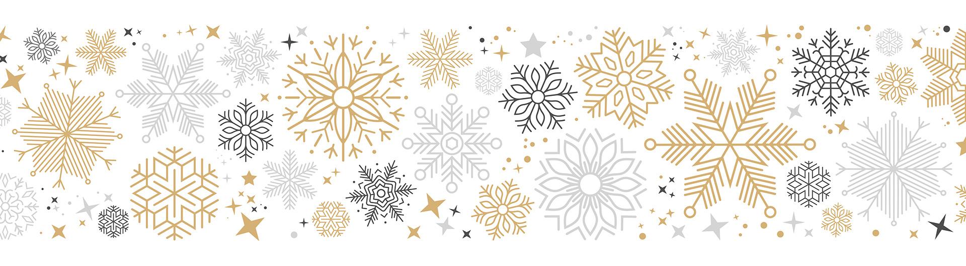 stylized snowflakes