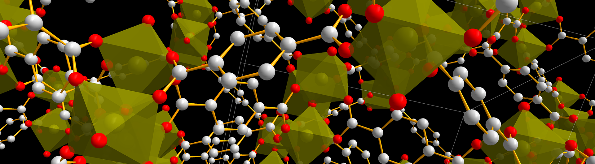 molecules in a lattice