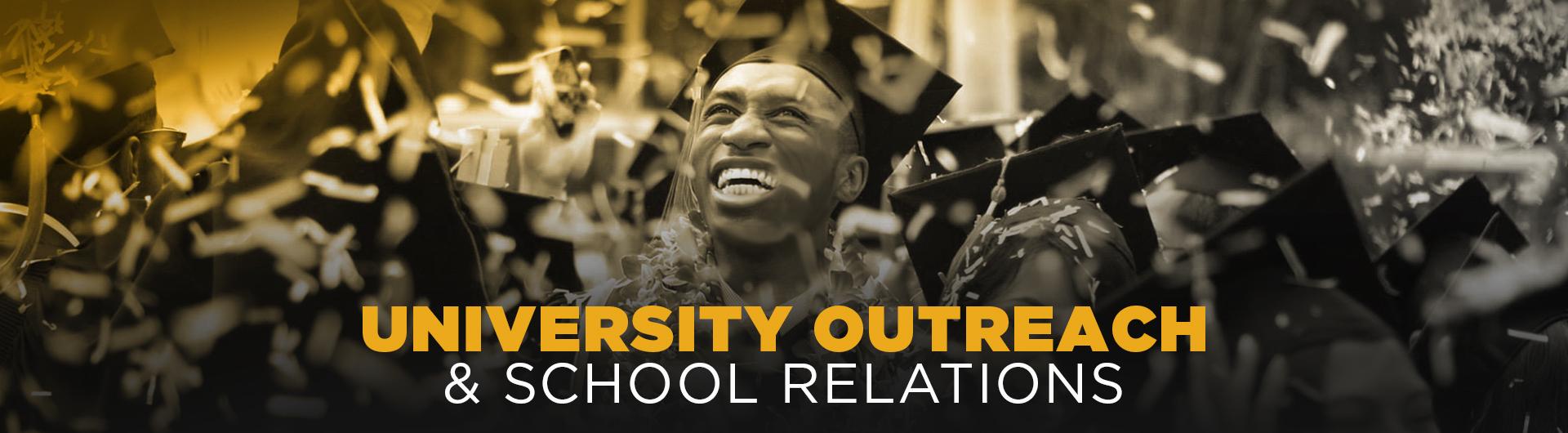Banner for University Outreach & School Relations