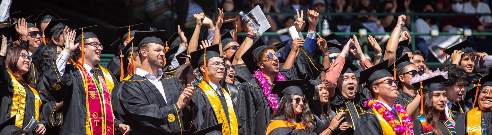 Graduates at Angel Stadium