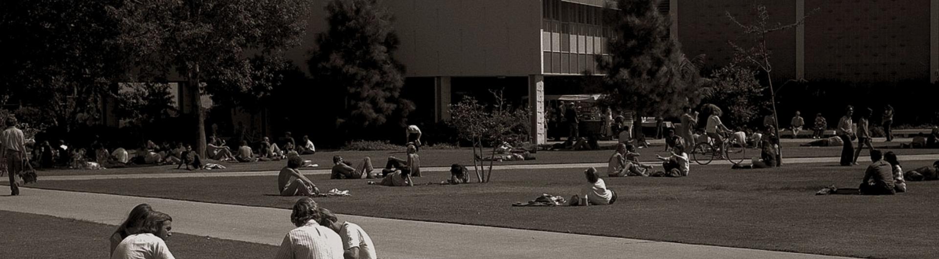 Vintage photo of campus