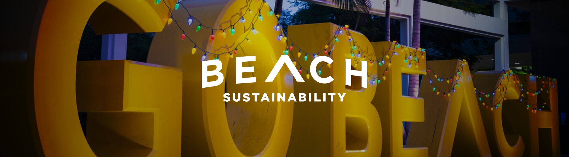 GoBeachBannerwithChristmasLights