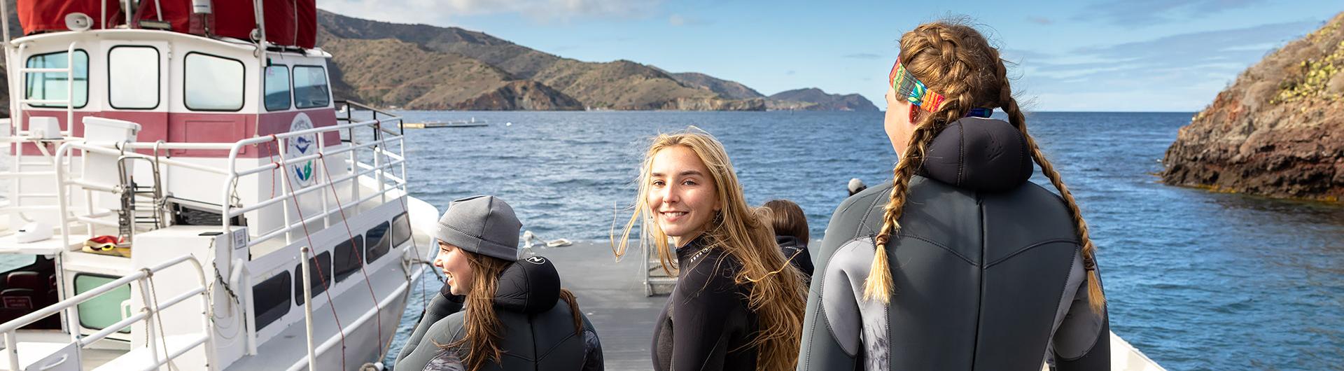 Group of CSULB students in Catalina Semester
