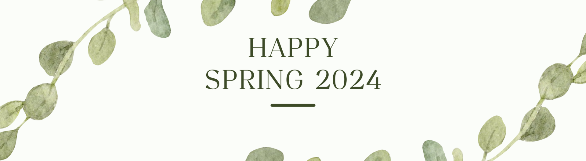 Happy Spring 2024 - Banner