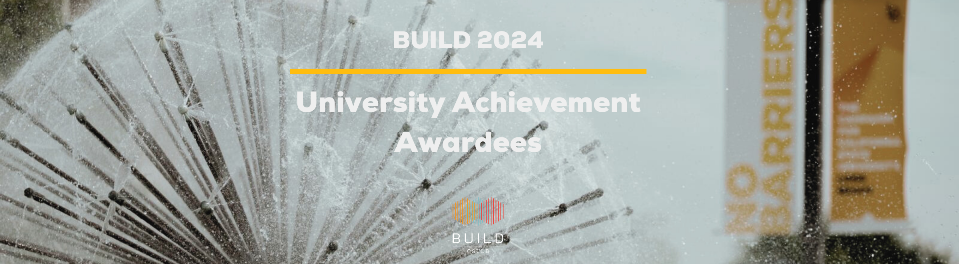Build 2024 University Award - Banner