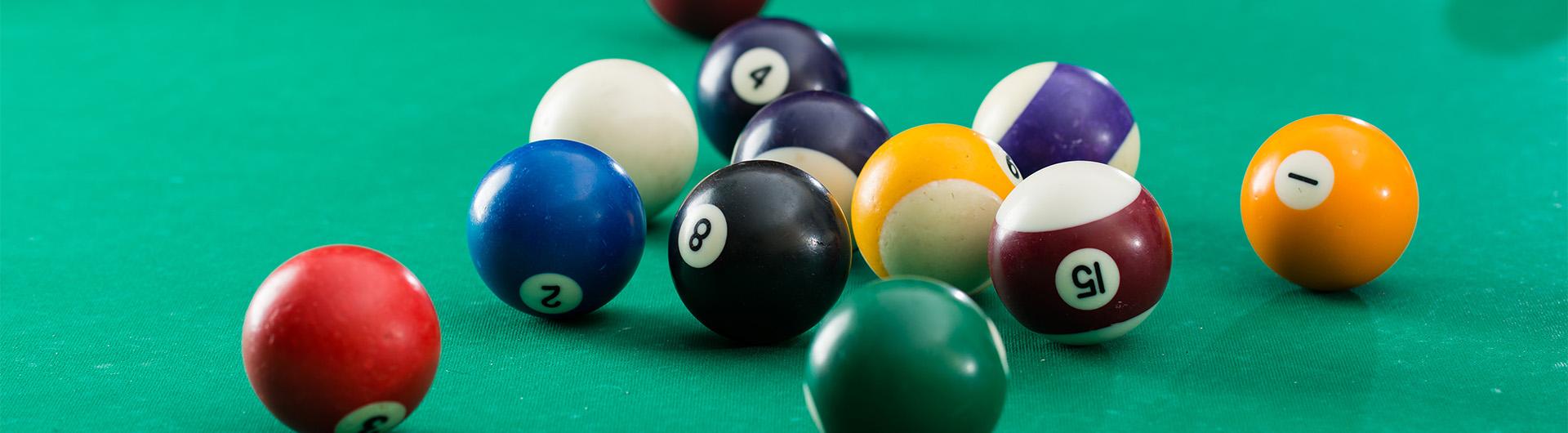 billiard balls