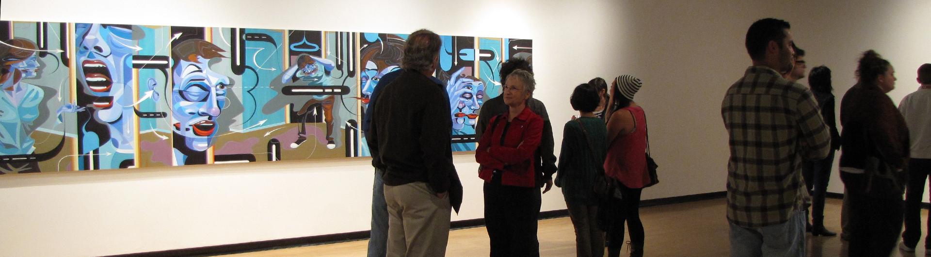 People in a Gallery Banner
