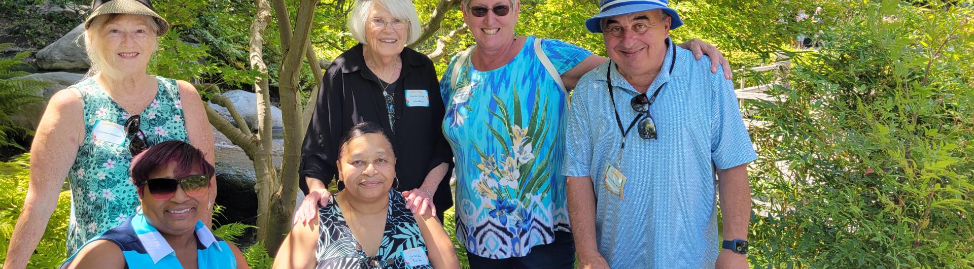 Volunteers at Japanese Garden