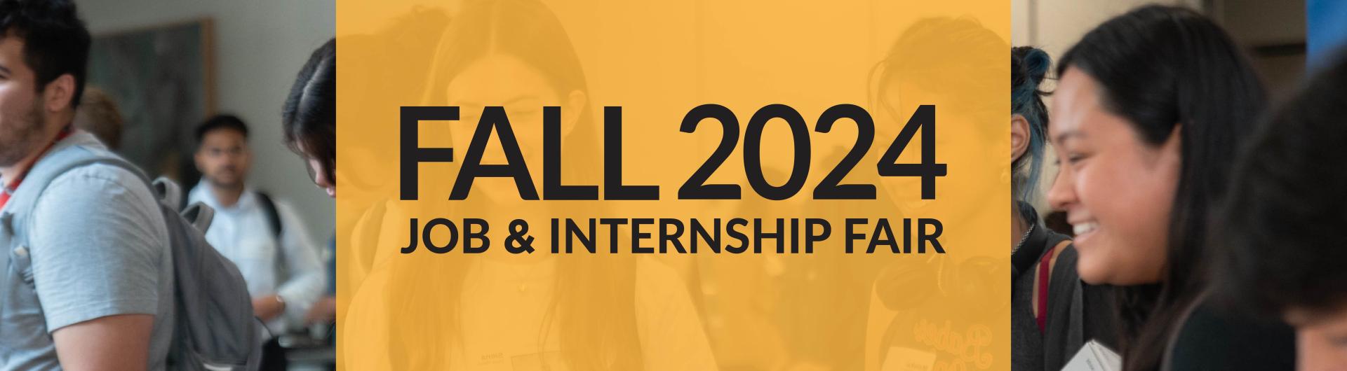 2024 Fall Job & Internship Fair