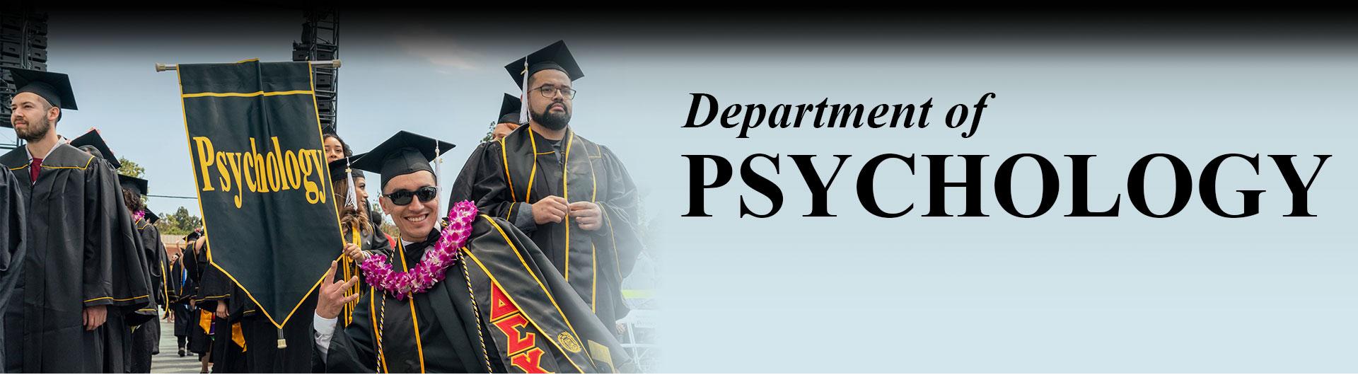 psychology department banner