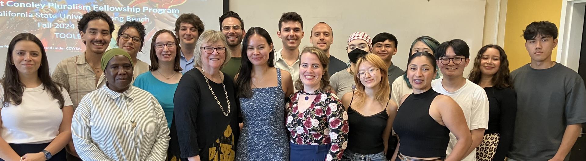 President Conoley's visit to pluralism class