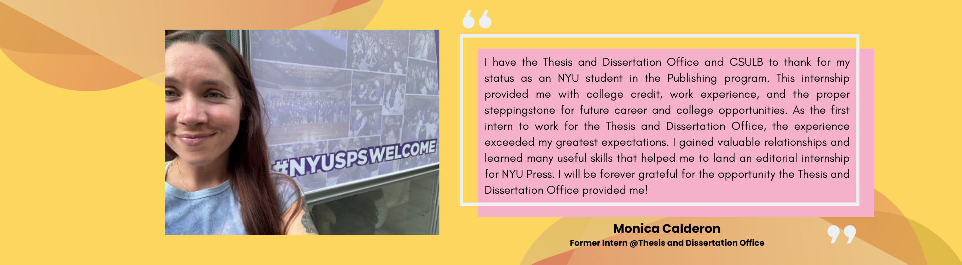 Monica Calderon Intern Testimonal