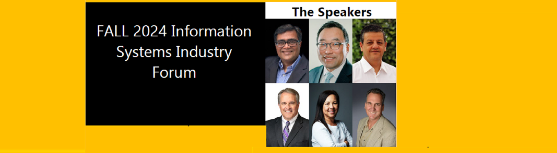Fall 2024 COB Information Systems Industry Forum