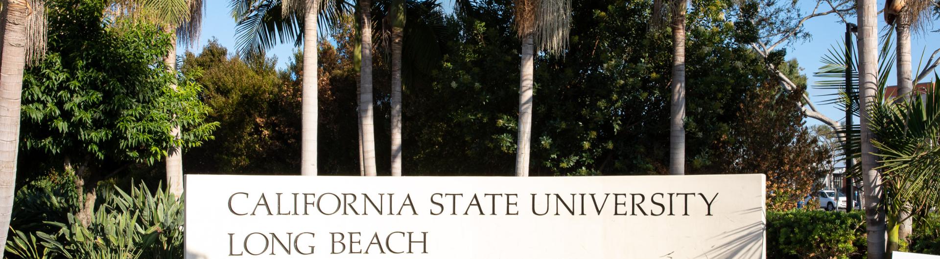 General Campus CSULB Sign