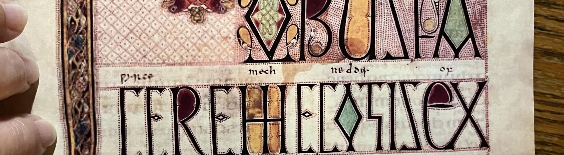 lindisfarne gospel page