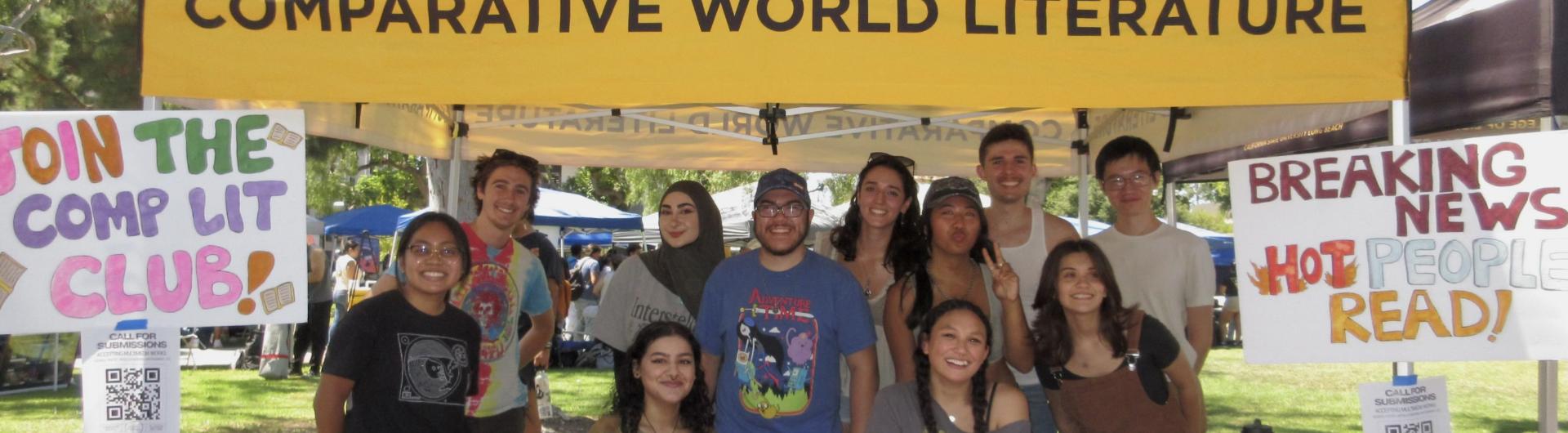 comp lit club at CLA day