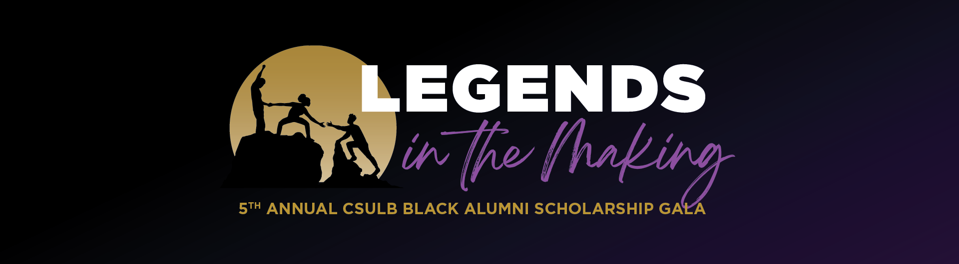 5th Annual CSULB Black Alumni Scholarship Gala Banner