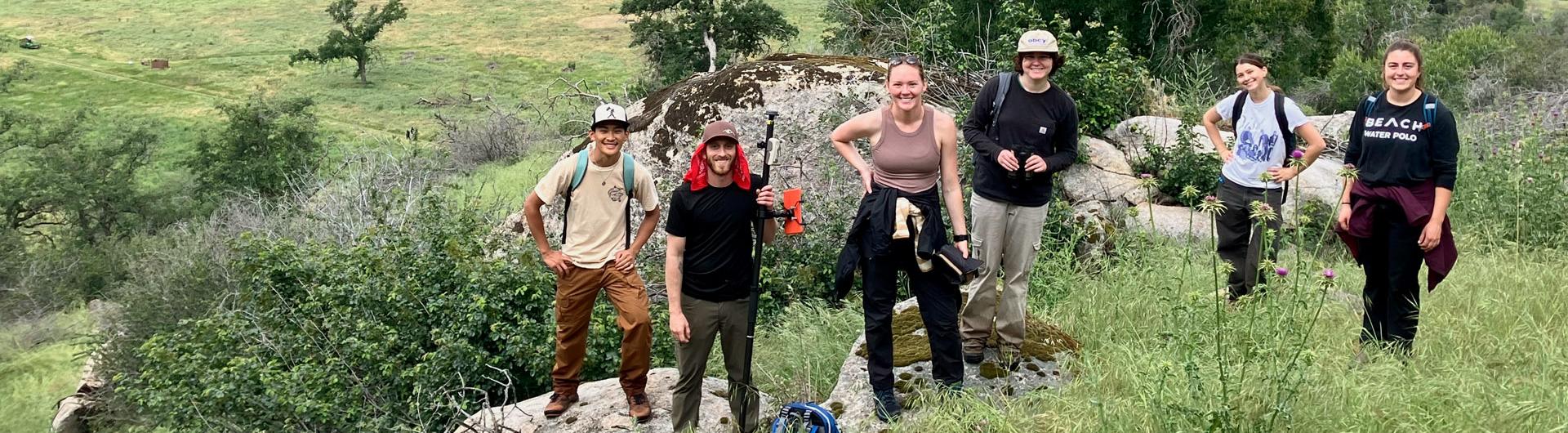 Students and faculty at River Ridge Ranch