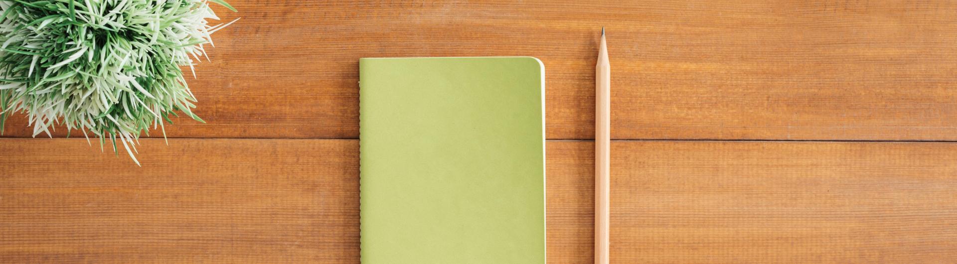 Notebook and Pencil