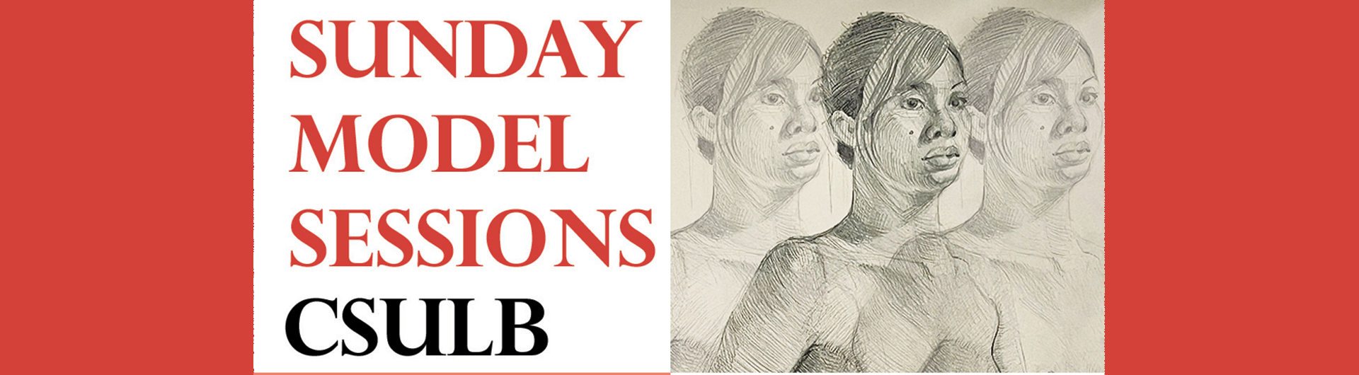 CSULB Drawing Painting Club Sunday Model Session banner