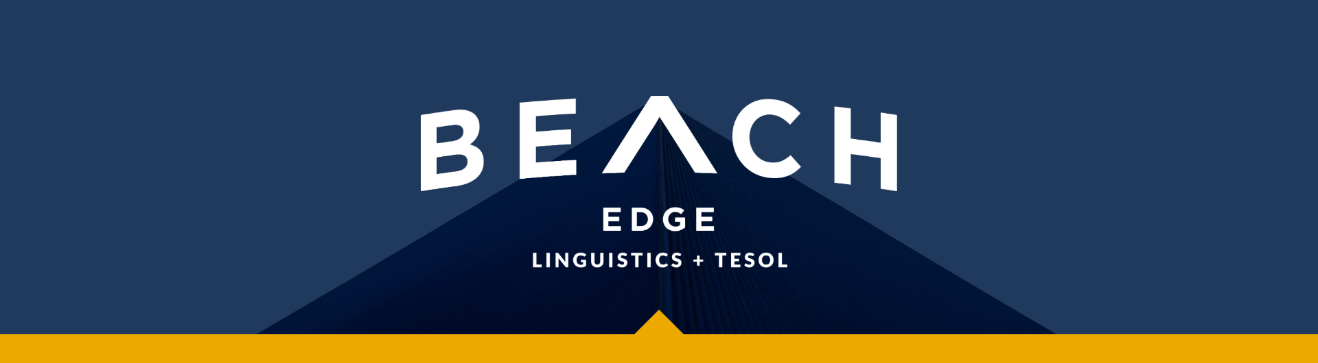 Beach EDGE Web Banner Linguistics + TESOL