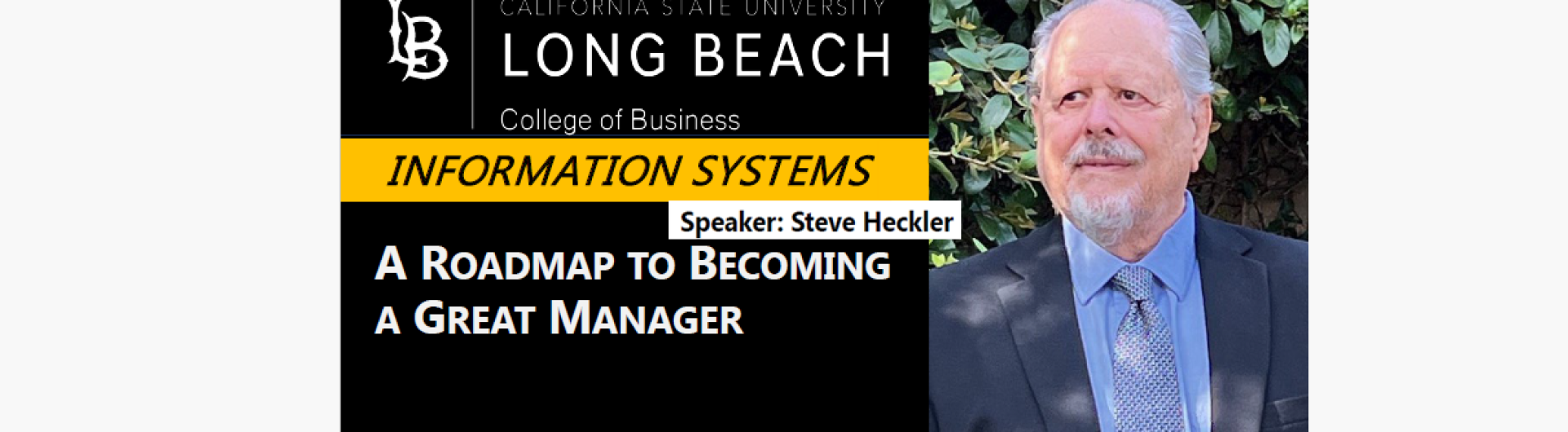 Information Systems Steve Heckler Speaker